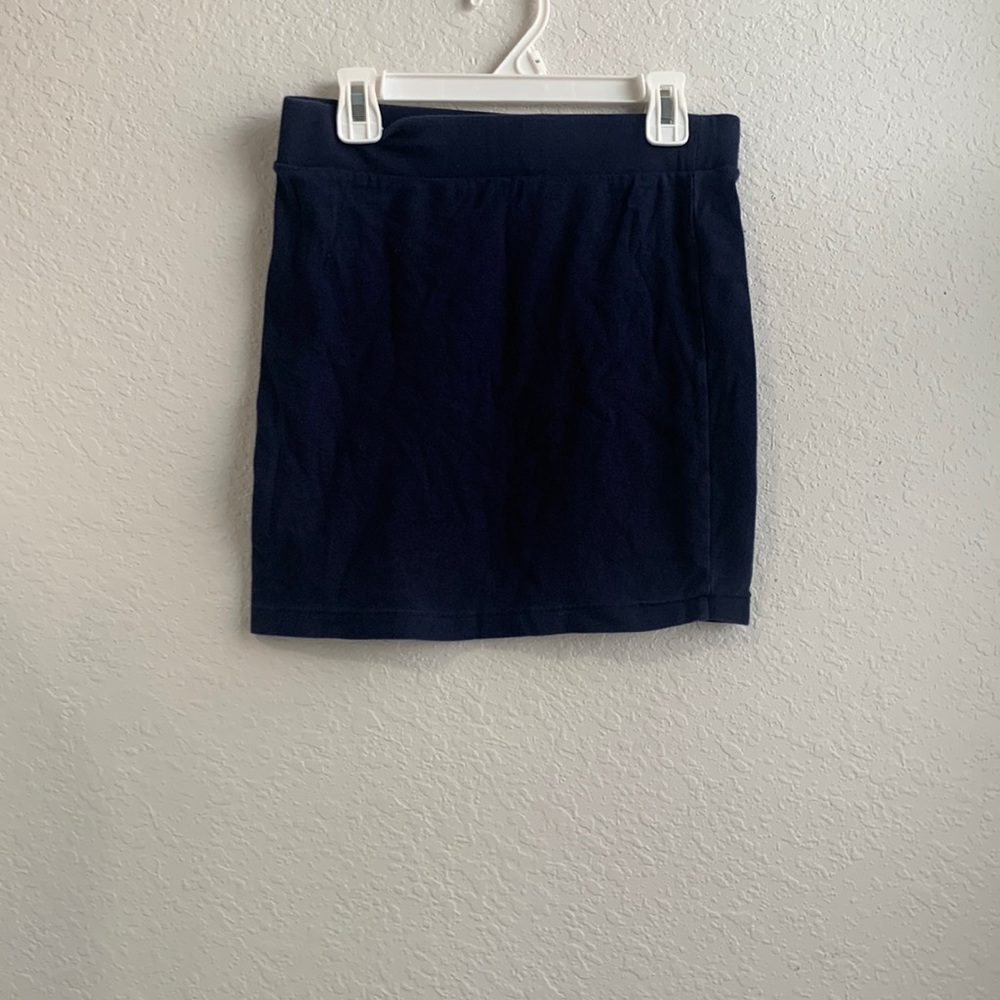 Navy blue skirt